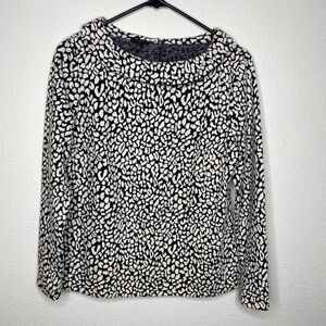 Talbots Classy Animal Print Blouse